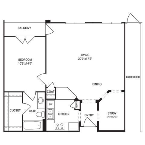 2815 Allen Street #120 Studio-2 Beds Apartment for Rent - Photo Gallery 89